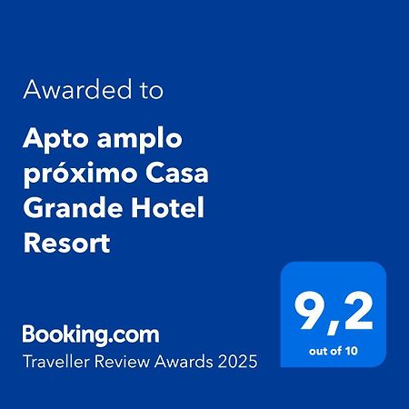 Apto Amplo Proximo Casa Grande Hotel Resort Гуаружа Экстерьер фото